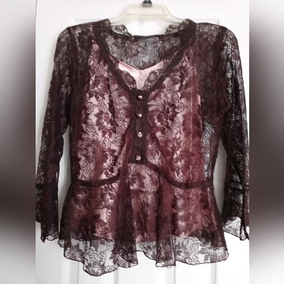 axcess by Liz Claiborne. Chocolate Brown Below the Knee Length Skirt. NWOT - Picture 6 of 6